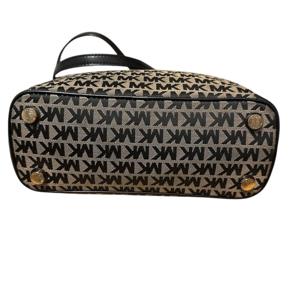 Michael Kors Black and Tan Tote Bag - Picture 6 of 6
